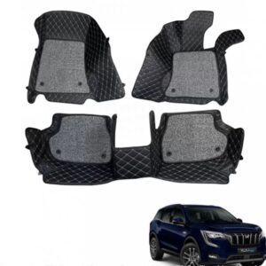 Mahindra Xuv 700 Premium Diamond Pattern 7D Car Floor Mats (Set of 3)