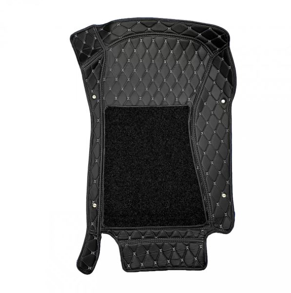 7D Car Floor Mats for Mahindra Thar 2020 Onwards - Black Color - Image 4
